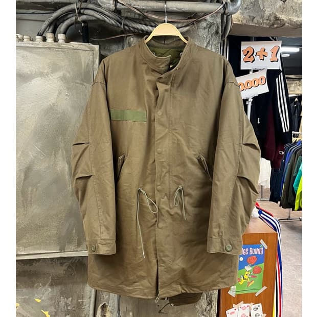 라퍼지스토어 개파카 야상 자켓 카키 외피S 내피 M #csz3690