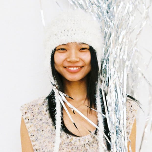 FRUTA white snow pompom beanie 비니