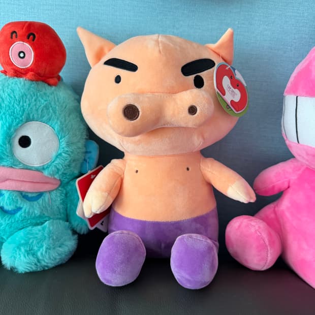 짱구 부리부리 30cm 중대형 인형 택있음 전시소장 새상품