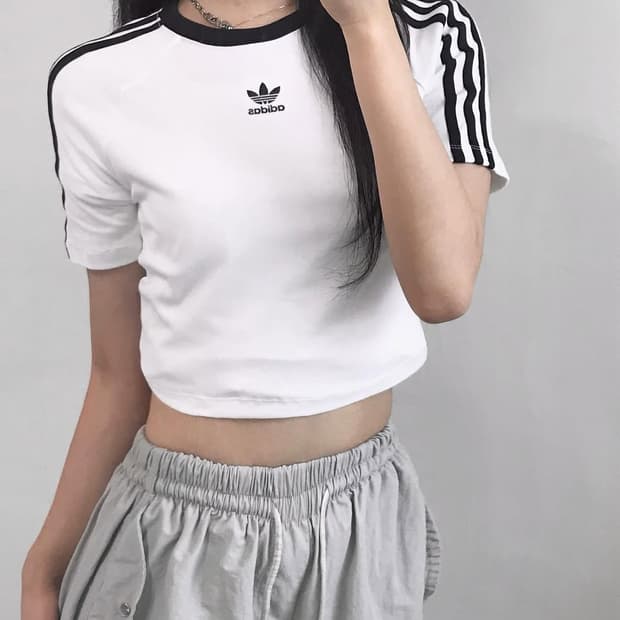 Adidas 아디다스 화이트 링거티