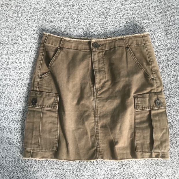 웨스턴 데님 미니스커트