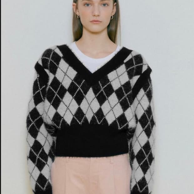 보카바카 트랜스폼 아가일니트 