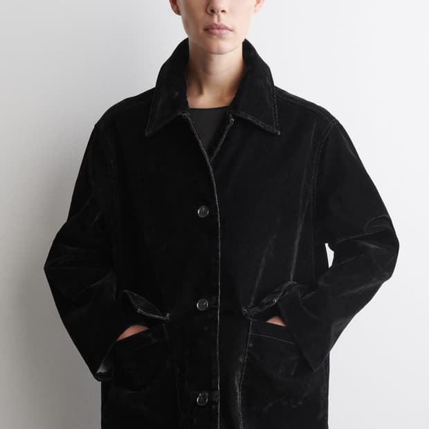 코스 플록 데님 재킷 1310355001