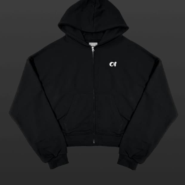 제니 OA 오드 아뜰리에 크롭 후드집업 위버스샵 굿즈