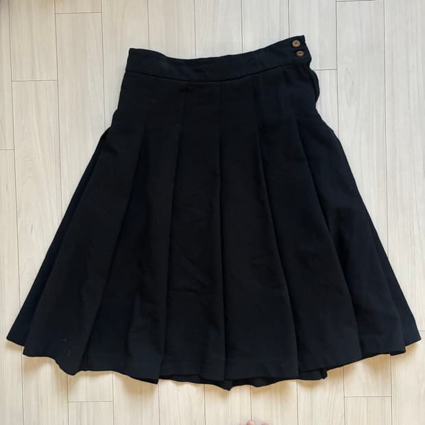 Comme des garcons 꼼데가르송 블랙 플리츠 스커트