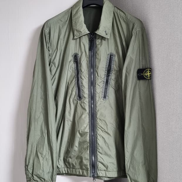 스톤아일랜드 크링클랩스 오버셔츠