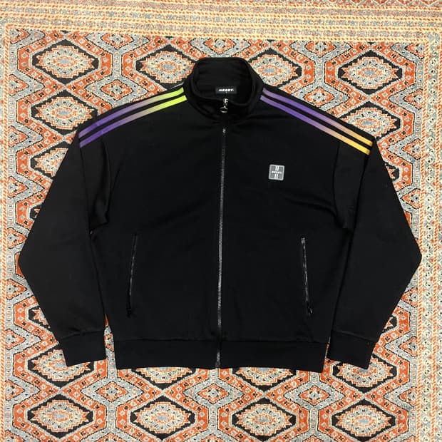 너디 블랙 집업 져지 자켓 남성S