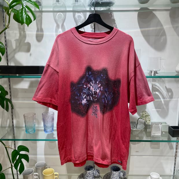 카미야 kmy-wolf distressed tee