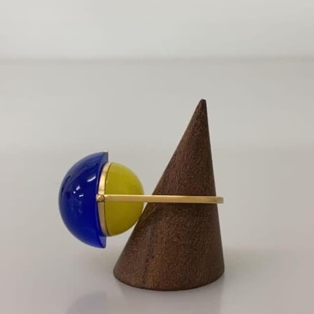 메종 마르지엘라 컬러 볼 반지