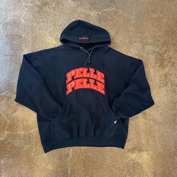 00s 빈티지 펠레펠레 빅로고 후드 티셔츠 