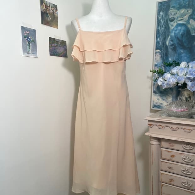 coral ruffle detail beautiful opc