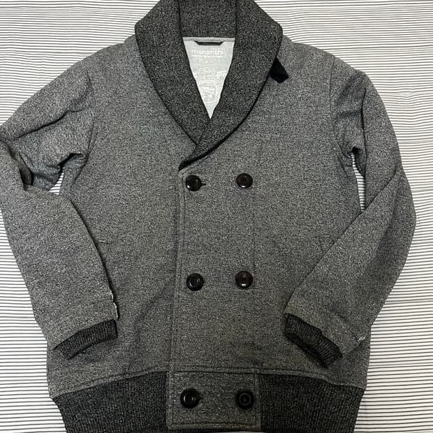 마하리시 더블 버튼 자켓 차콜 S