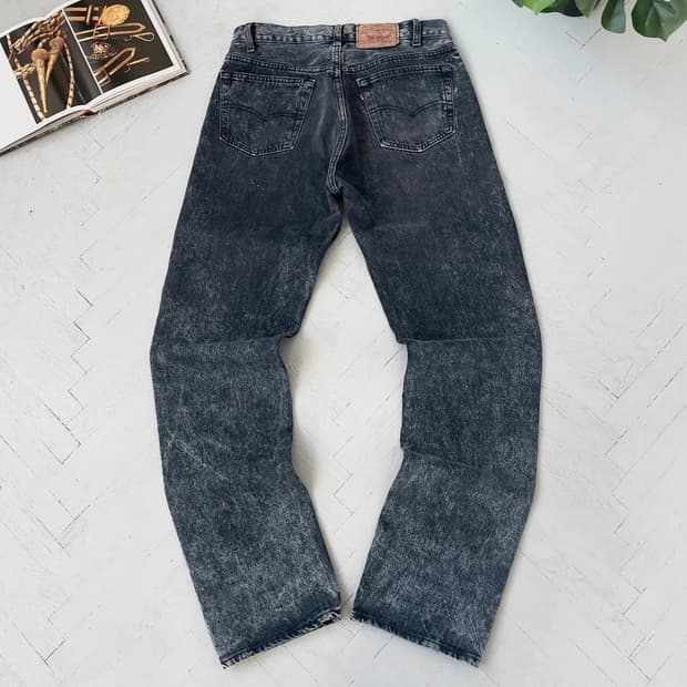 🇺🇸 90‘s 빈티지 리바이스 501 워시드 스트레이트핏