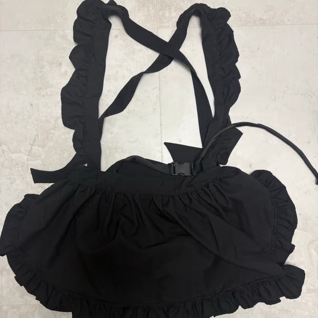 ACDC rag 게임오버 에이프런 Black 서브컬쳐 메이드