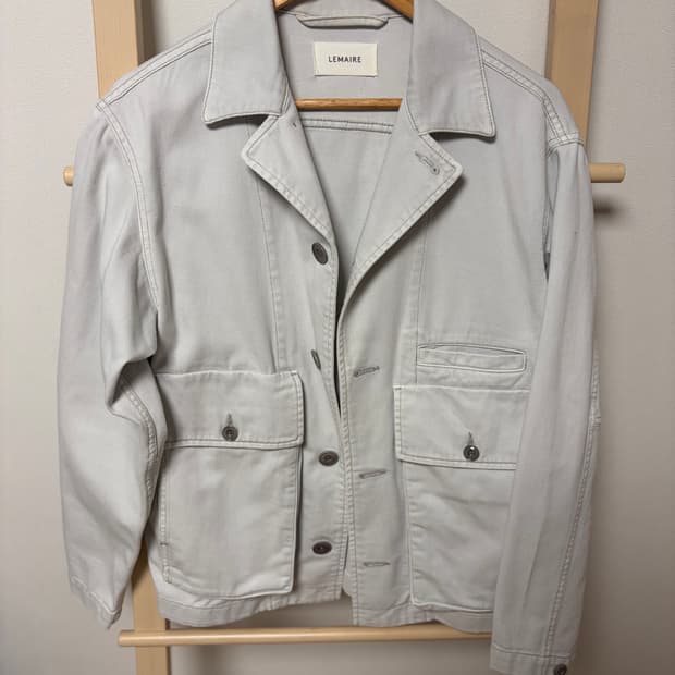 르메르 워크자켓 라이트블루