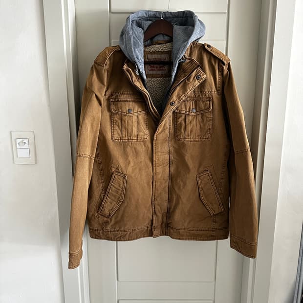 Levis 쉐르파 라이닝 밀리터리 후드 자켓