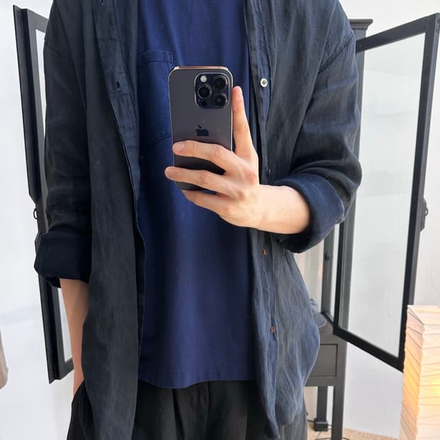 [3] CHAMPETRE BOUQUET SHIRT - BLACK VEIN