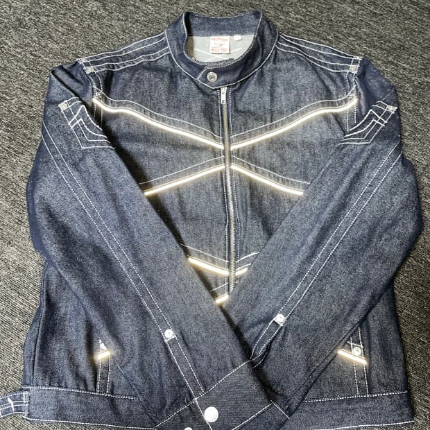 트루릴리젼 디펜더 생지 데님 자켓 인디고