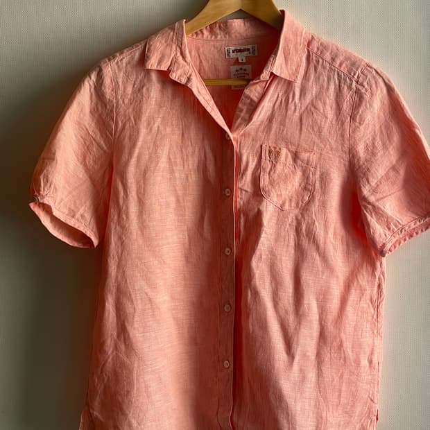 McGREGOR Linen half Shirt - pink