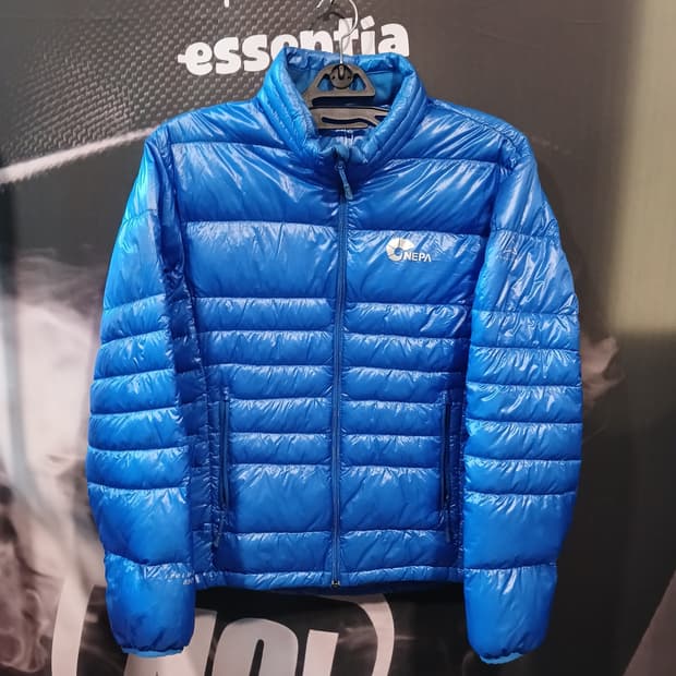 네파 경량 패딩 블루
