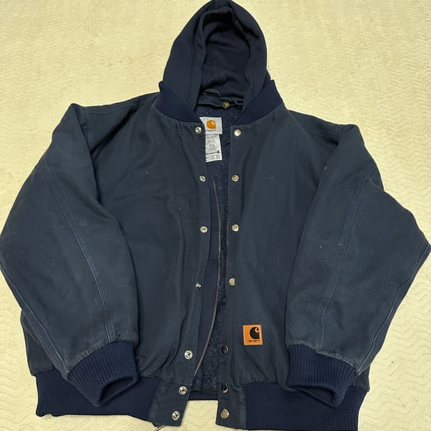 칼하트 혼다 워크 후드자켓 네이비 XL