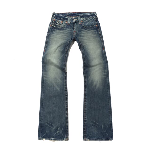 TRUE RELIGION 빌리 플레어 데님 팬츠 size 28