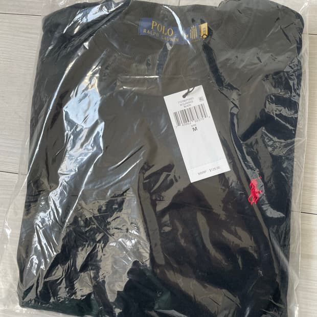 폴로 맨투맨 블랙 L