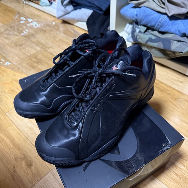 [285] 슈프림x나이키 코트포짓 블랙