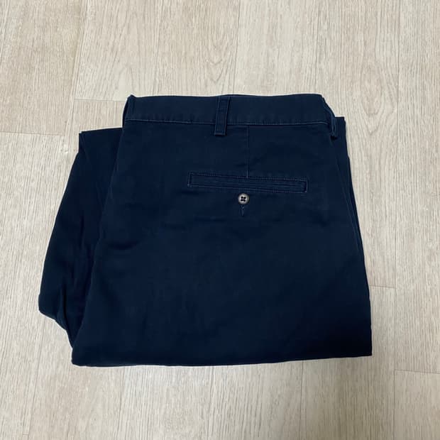 빈티지 90s 폴로 투플리츠 치노 팬츠 네이비