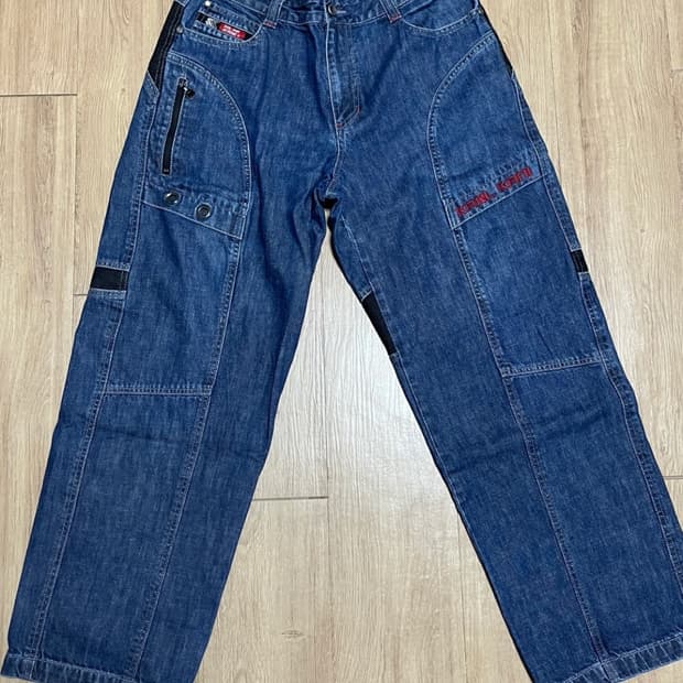 칼카니 와이드 데님 짐