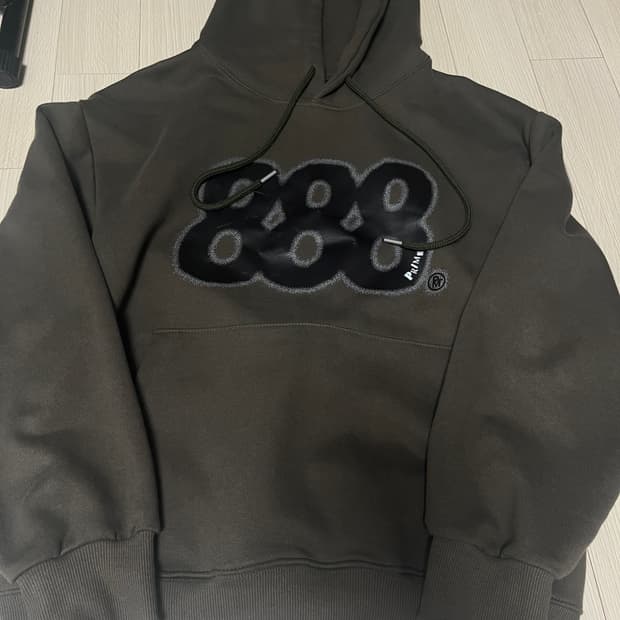 프라임에이트 RETRO CULT 후드티 카키