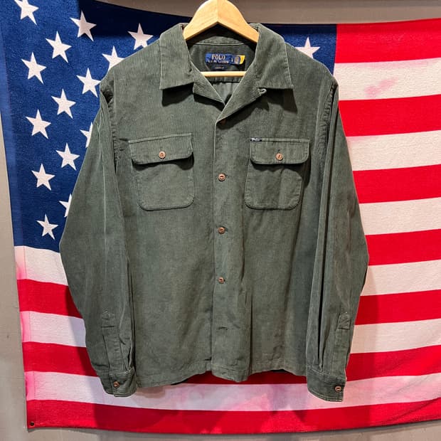 폴로 랄프로렌 코듀로이 셔츠 자켓