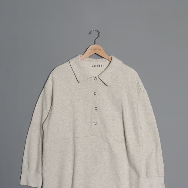 SHENERY Sweat Polo Shirts