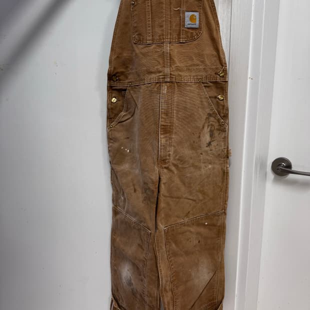 칼하트 오버롤 멜빵바지 워크슈트