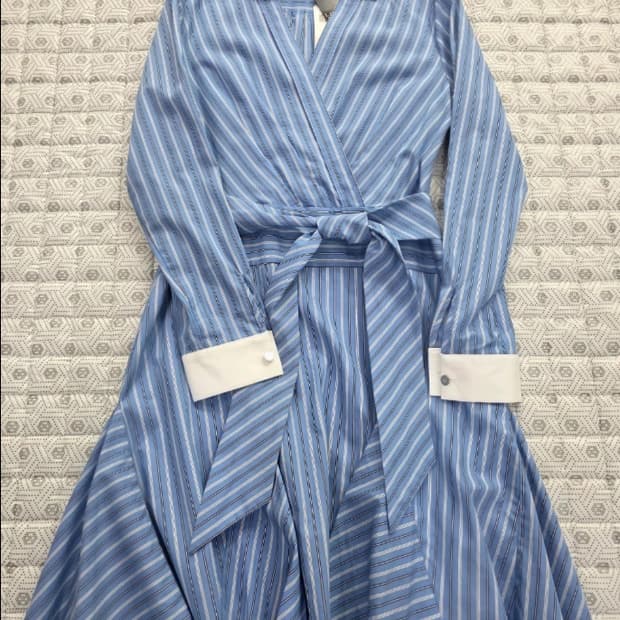 (새상품) 랄프로렌 스트라이프 셔츠 원피스 ~55