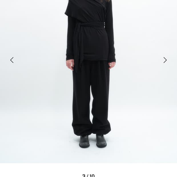 (구함) 리포스 울 조거 팬츠 블랙