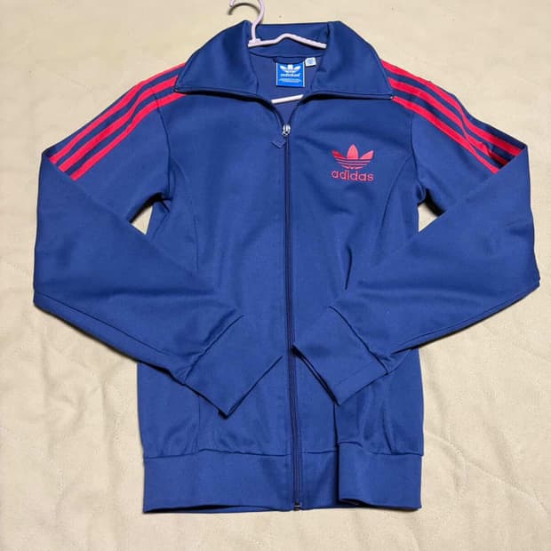 아디다스 파이어버드 네이비/레드 트랙탑 져지 85