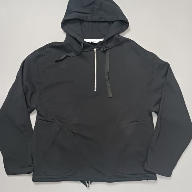 [100] 로드 존 그레이 블랙 아노락 후드티