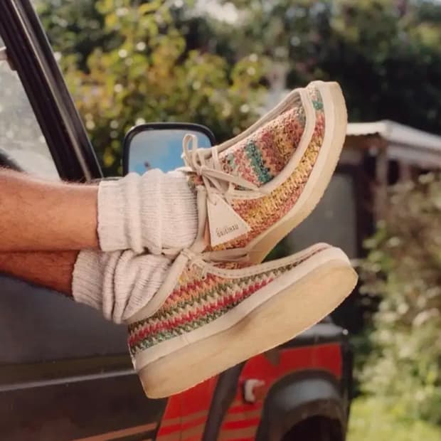 [260] 클락스 왈라비 멀티컬러 라피아(✨새상품/바닥오염)