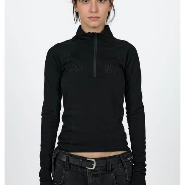 플라스틱프로덕트 soft shell half zip 레드 M