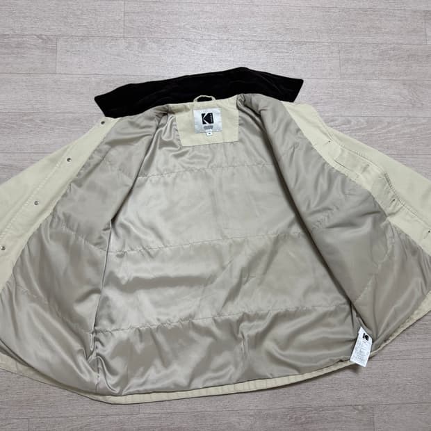 코닥 레시피 안감형 가먼트워싱 코튼 자켓 IVORY (M)