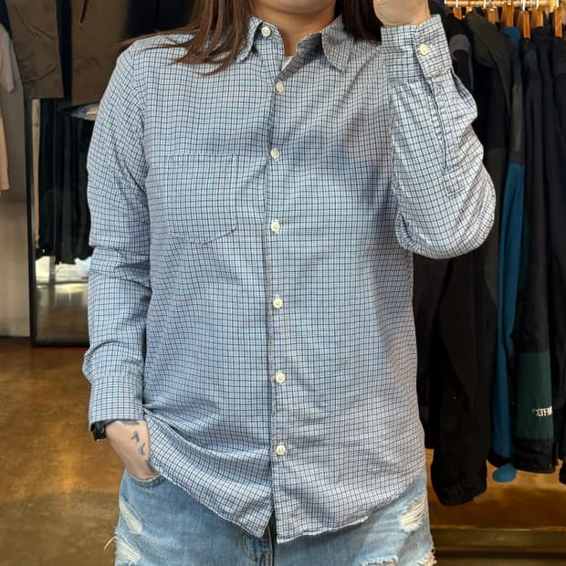 아베크롬비 체크 셔츠
