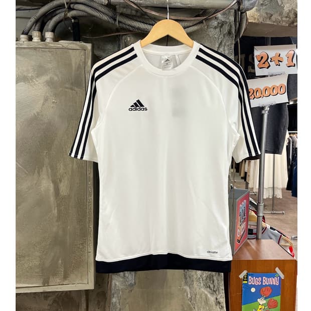 아디다스 기능성 반팔티 화이트 M #csz4045