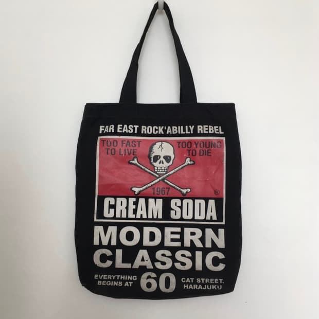 CREAM SODA canvas tote bag