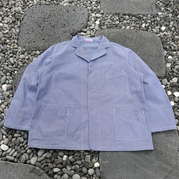 1950s Ets.BRAGARD FRENCH CHECK 프렌치워크자켓