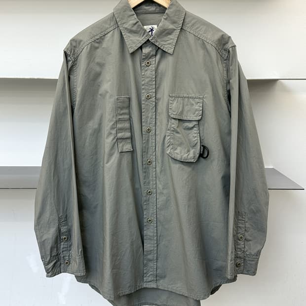 이세이미야케 하이 스포팅 기어 90s 매거진 포켓 오버 셔츠