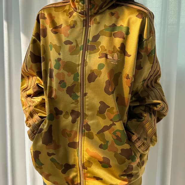 [XL]아디다스 구형 파이어버드 카모플라쥬 트랙탑 져지