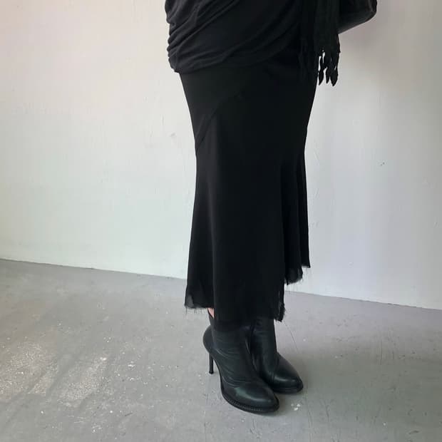 릭오웬스 08SS ‘Creatch 실크 스커트