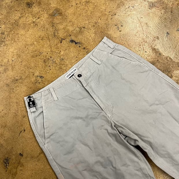 [정품/52] 스톤아일랜드 그레이 면바지 b16