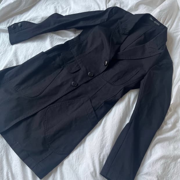 yohji yamamoto jacket cotton 100%